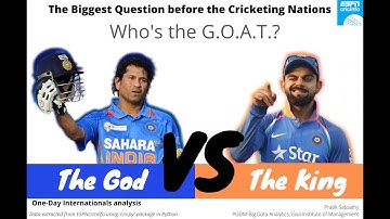 Sachin v Virat | ODI Analysis | Cricket Analytics | Batting Comparison | Python Canva Excel tools
