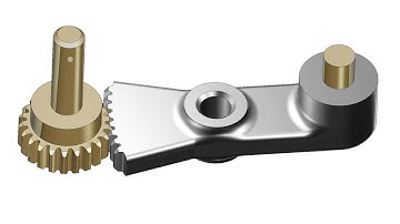 Catia V5 Sector Gear Joint Kinematics Simulation