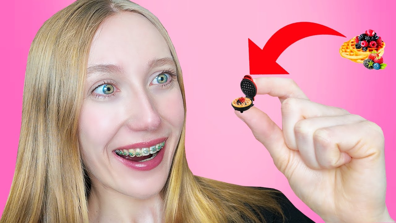 დავამზადე ყველაზე პატარა ვაფლი!