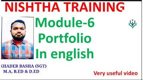 NISHTHA PIRTFOLIO MODULE-6 (EM)