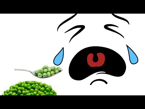 I GAGGED Eating a bowl of peas! I GAGGED Eating a bowl of peas!