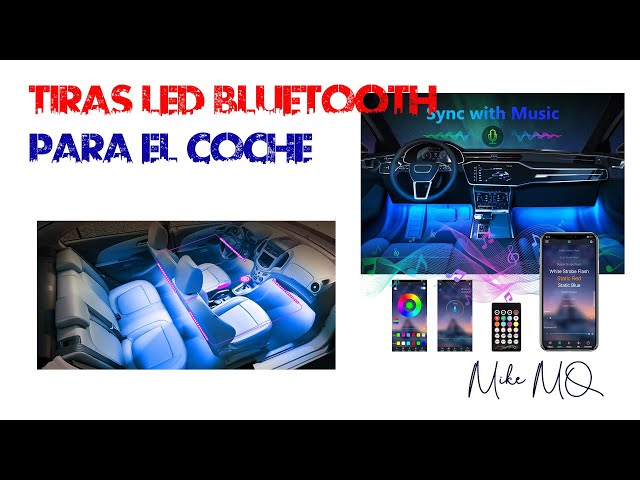 Como Instalar LUCES LED RGB en el Interior del Coche EN 1 MINUTO