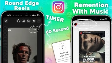 How to Share Reels Like iPhone on Story | Honista iPhone Story Mention | Round Edge Story + Timer 🤩