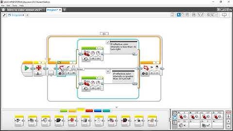Introduction into Lego EV3 Color Sensor Line Following