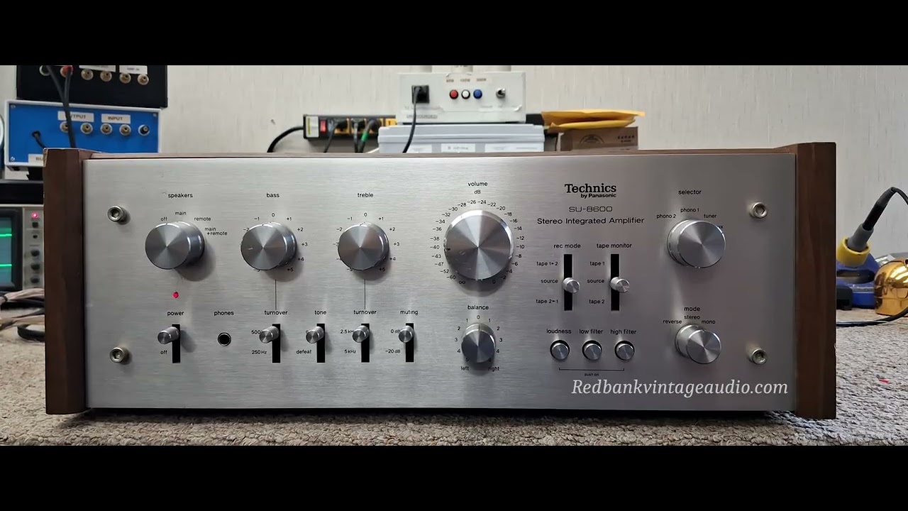 Technics SU-8600 ステレオインテグレーテッドアンプ Technics SU 8600 Integrated Amplifier For Sale! - YouTube