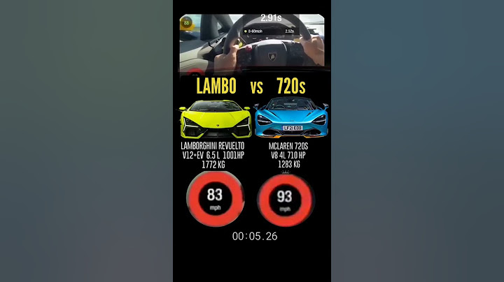 1001 HP LAMBORGHINI Revuelto vs 720 HP MCLAREN 720S #drag #race #fast #dragrace #carwow