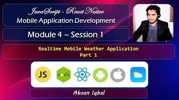 RN 04-01-00 Weather App - React Native - Part 1