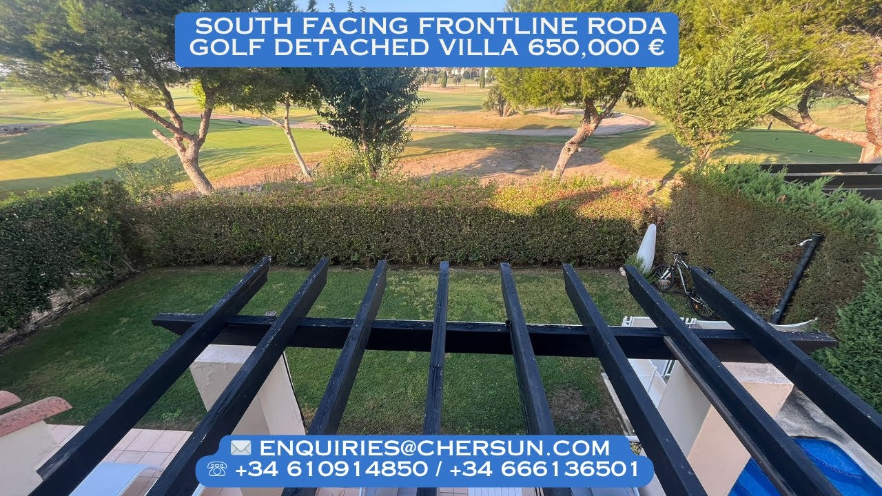 Property for sale In Roda Golf - Frontline South Facing Detached Villa - Chersun Properties - RGV11