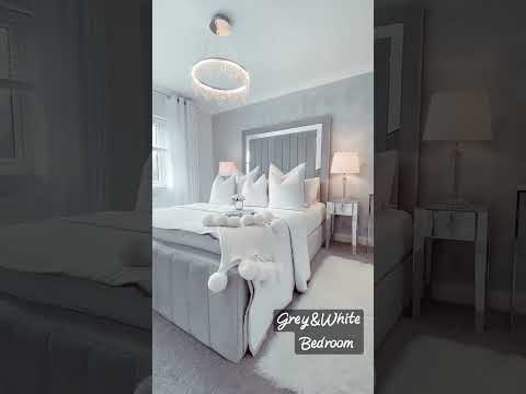grey-and-white-combination-bedroom-#shorts-#youtubeshorts-#viral
