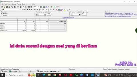 TUGAS APLIKOM 3 (INTEGER DAN MIXED PROGRAMMING)