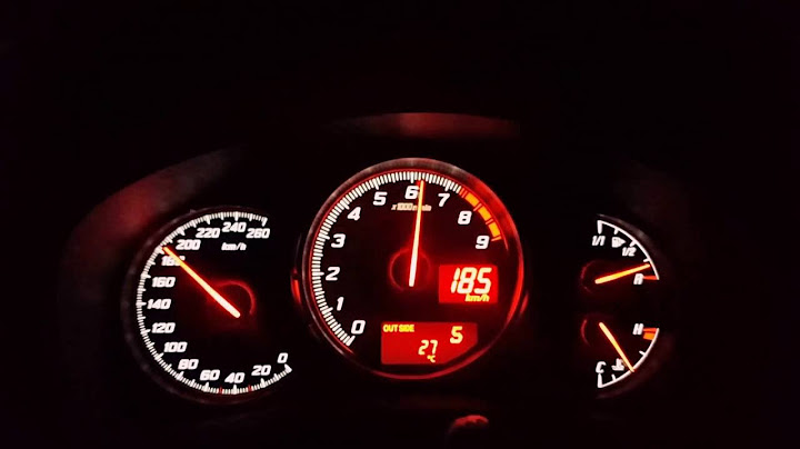 Toyota GT86 Fifth gear 150km/h to 200km/h