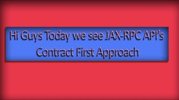 ContractFirst JaxRpc with stub as client part 3