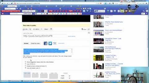 How to put a video on your blog