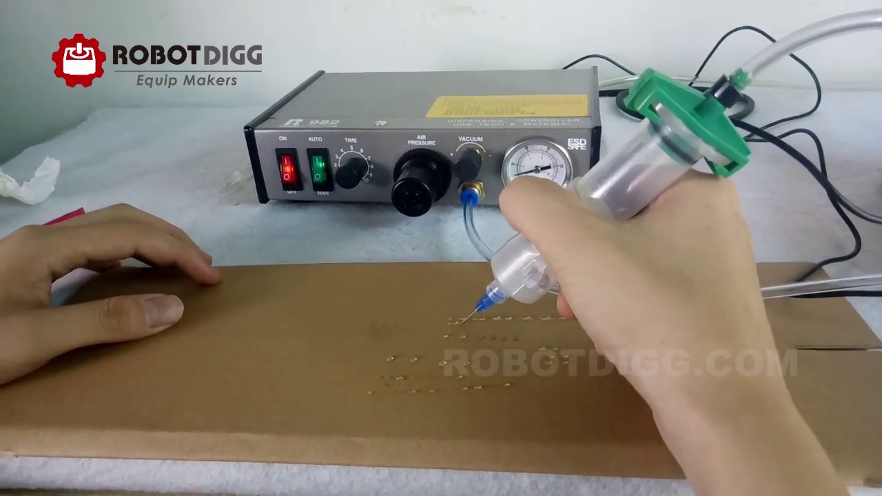 Semi-automatic or automatic liquid glue dispenser - RobotDigg