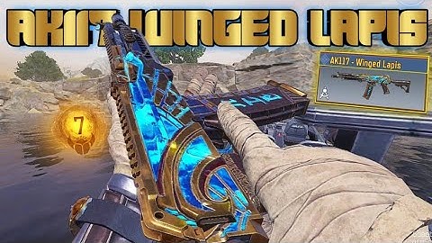 This Animated Epic AK117 "Winged Lapis" Skin Is Amazing! In Season 4 Wild Dogs - Call Of Duty Mobile