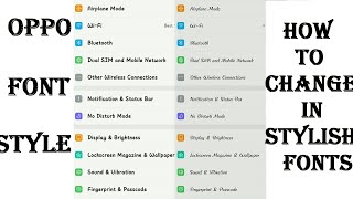 OPPO Mobile Stylish & Attractive Font Style screenshot 4