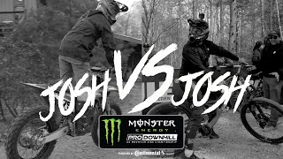 MTB vs Moto, Josh Hill vs Josh Hill at Monster Energy Pro Downhill Series