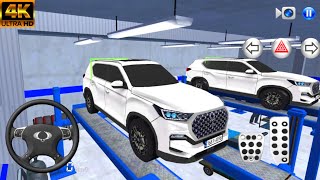 New KIA Rexton SUV Cars in Repair Shop Funny Driver - 3D Driving Class Simulation - Android gameplay