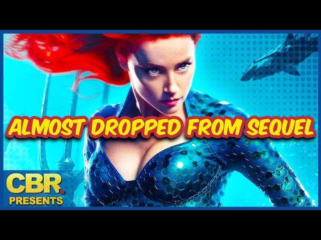 Amber Heard Almost Replaced in 'Aquaman 2' by Warner Bros.