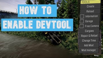 How to enable DevTool in every mod map in snowrunner. #snowrunner