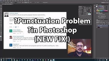 ?Punctuation Problem in Photoshop (New Fix!)