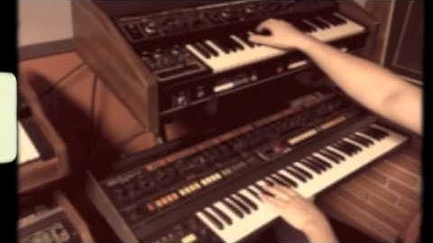 Roland Jupiter 8 and Jupiter 4 Synthesizers with TR-909 Drum Machine #2