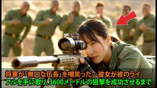 将軍が「無口な伍長」を嘲笑った…彼女が彼のライフルを手に取り、3600メートルの狙撃を成功させるまで...
