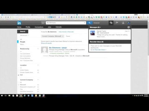 LinkedIn Search Tool - Demo By Dean DaCosta