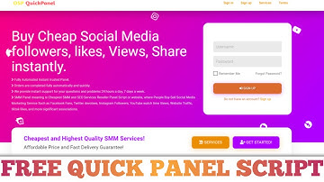 Free quick panel script for you | Tech Men