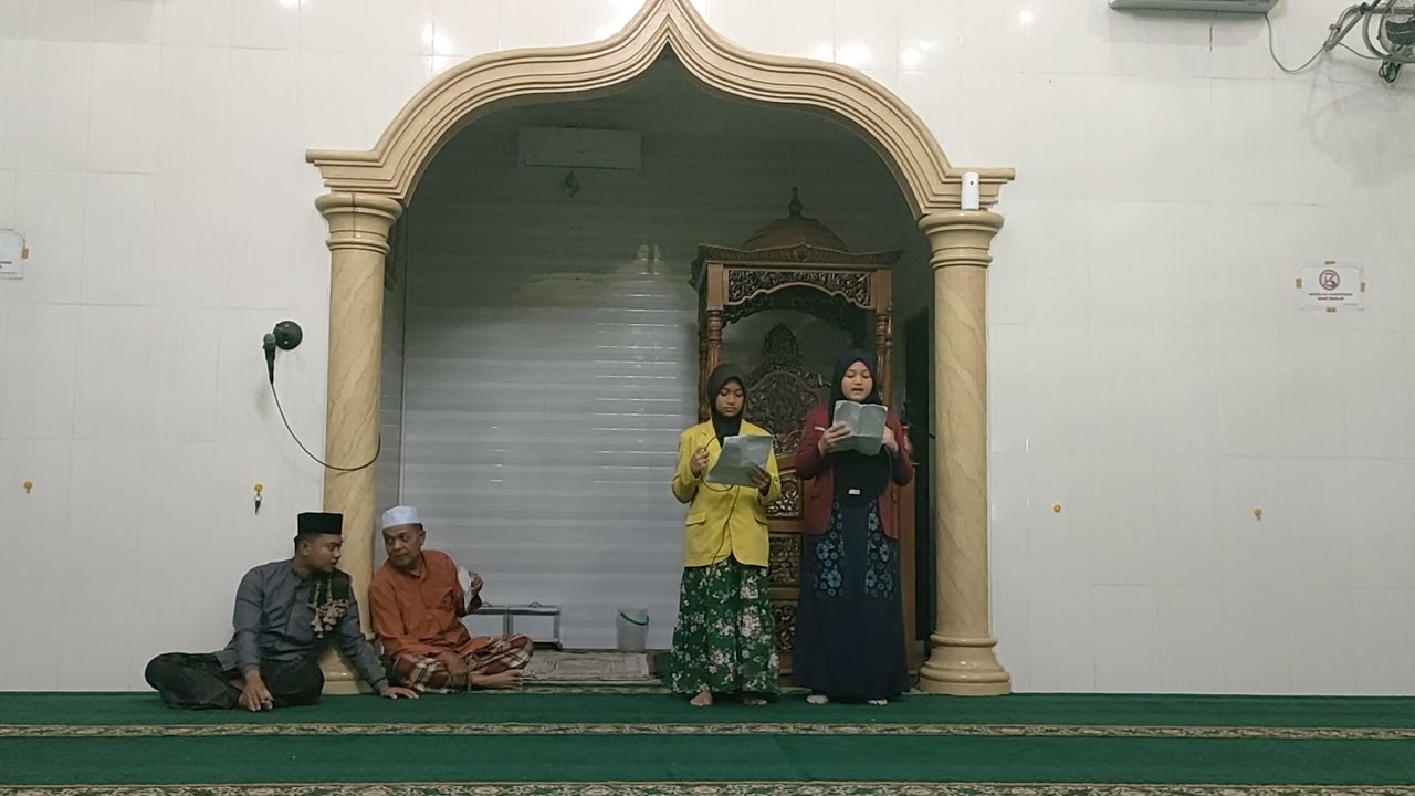 Safari Dakwah Ramadhan Oleh Raisya & Tania dari siswa SMP & SD RUSYDA ke Masjid Nurul Iman