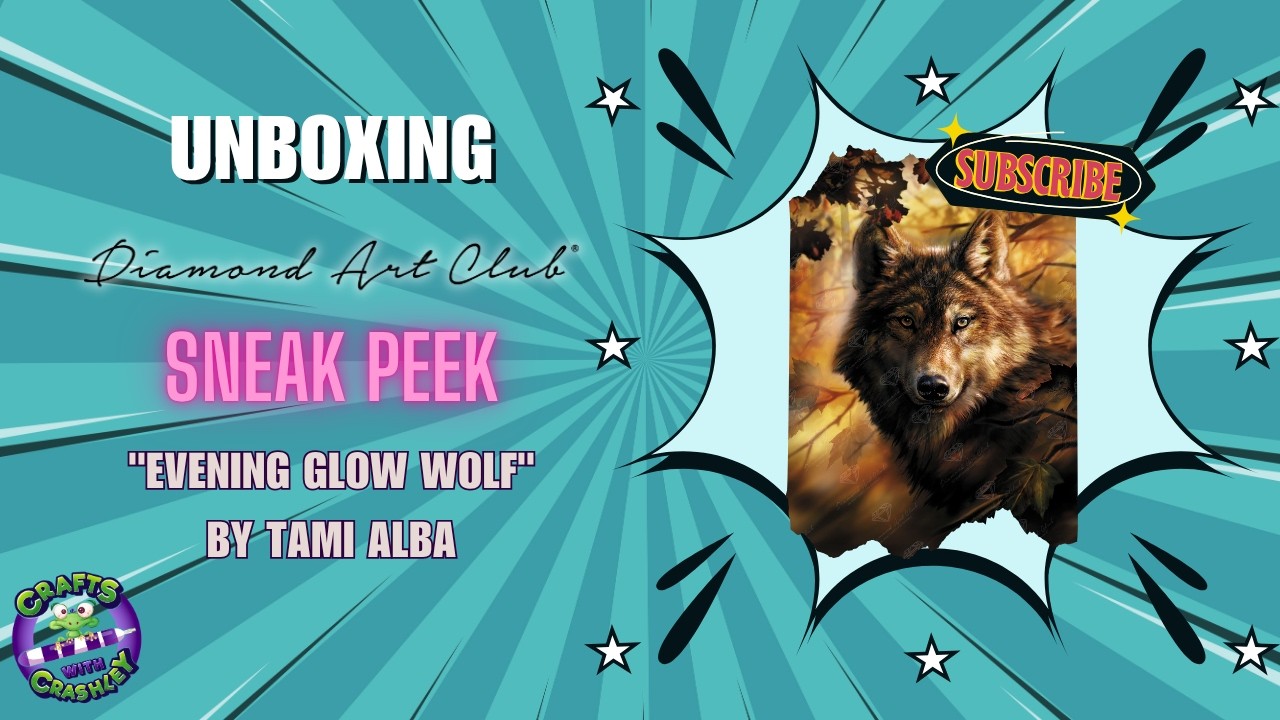 Evening Glow Wolf – Diamond Art Club