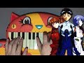 EVANGELION CRUEL ANGEL THESIS BUT IT'S PLAYED ON A CAT PIANO!