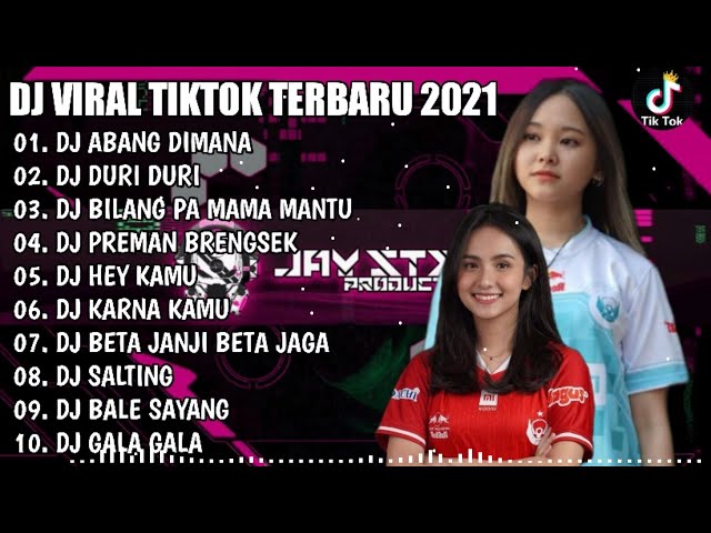 DJ TIKTOK FULL BASS 2021 - DJ ABANG LAGI DIMANA REMIX X SYANTIK SAMA JANDA VIRAL TIKTOK 2021 class=