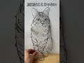 【生きてるっぽく？】模様の細かい猫/写真から全身ワイヤーアート