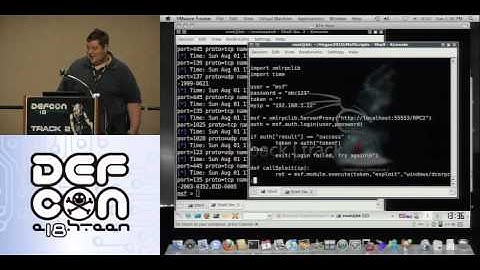 DEFCON 18: Multiplayer Metasploit: Tag-Team Penetration and Information Gathering 3/4
