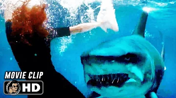 DEEP BLUE SEA Clip - "Blowing Up The Shark Scene" (1999) Sci-Fi