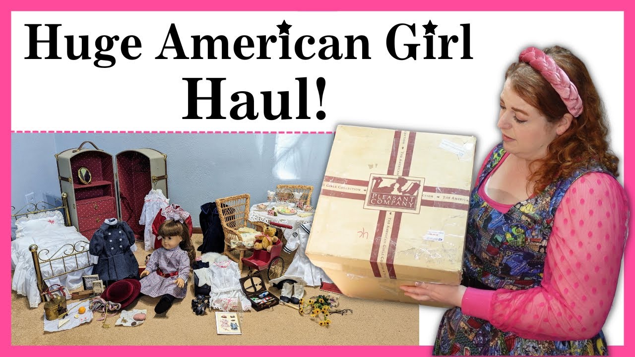 I Bought a Huge Vintage American Girl Lot! // Unboxing Samantha's  Collection 