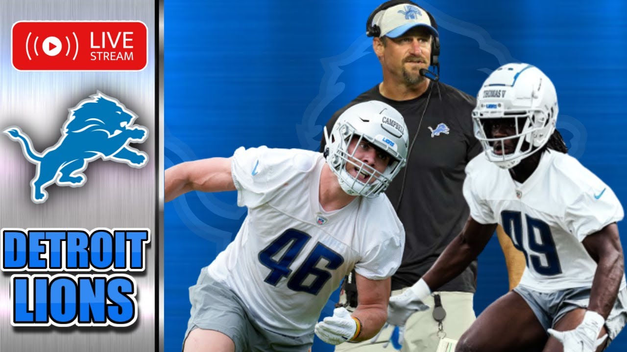 Detroit Lions Livestream Lions Rookie Minicamp Observations