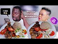 WE WON A LOTTERY MUKPRANK ON WIFE 😂| AFRICAN FOOD MUKBANG |BANKU   GRILLED FISH with SHITO MUKBANG