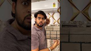 AC ka filter itna ganda ho gaya tha 😳 Part 1 #minivlog #accleaning #shorts #familyvlog #trending