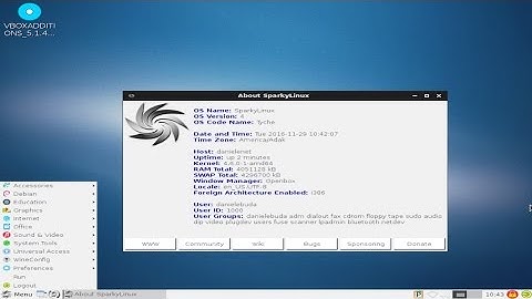 SparkyLinux 4.4 LXDE
