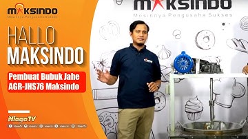 Mesin Pembuat Bubuk Jahe (Mesin Kristalisasi Jahe) Agrowindo AGR-JHS76 Maksindo