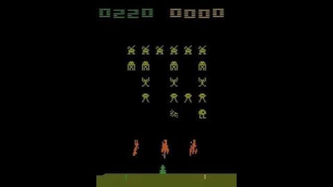 Atari Space Invaders Double Deep Q Network Video 3/3