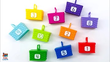 Best Video for Kids to Learn Colors, Numbers, and Counting 1 to 10, Toy Learning #preschool