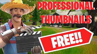 How to Make a Fortnite Thumbnail for FREE!! (No Photoshop)