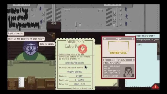 Papers, Please - All endings ( 1-20 ) 