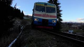 🚆Тепловоз и 2 вагона несостоявшейся электрички покоряют перевал | M62 with diesel train in Lazeshina