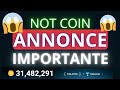  notcoin   triste  fin 