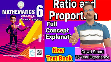 6th Class Maths(2024-25) New Syllabus|| Chapter-12|| Ratio and Proportion Full Concept||Must watch