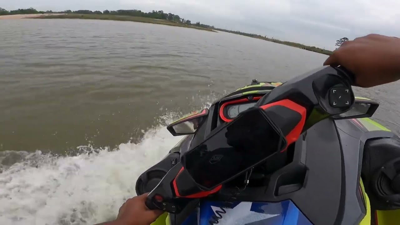 Wet Jet Performance Floating sunglasses demo on Seadoo RXTX 300